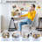 Home Office Desk Chair, Office Chairs Desk Chair Rolling Task Chair Computer Chair Adjustable With Wheels Armless For Bedroom, Vanity Chair For Makeup Room, Living Room-1894578872