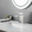 Bathroom Vanity Faucet, Modern Style, Brushed Nickel, Stainless Steel, & Flow Rate Surface, Verified