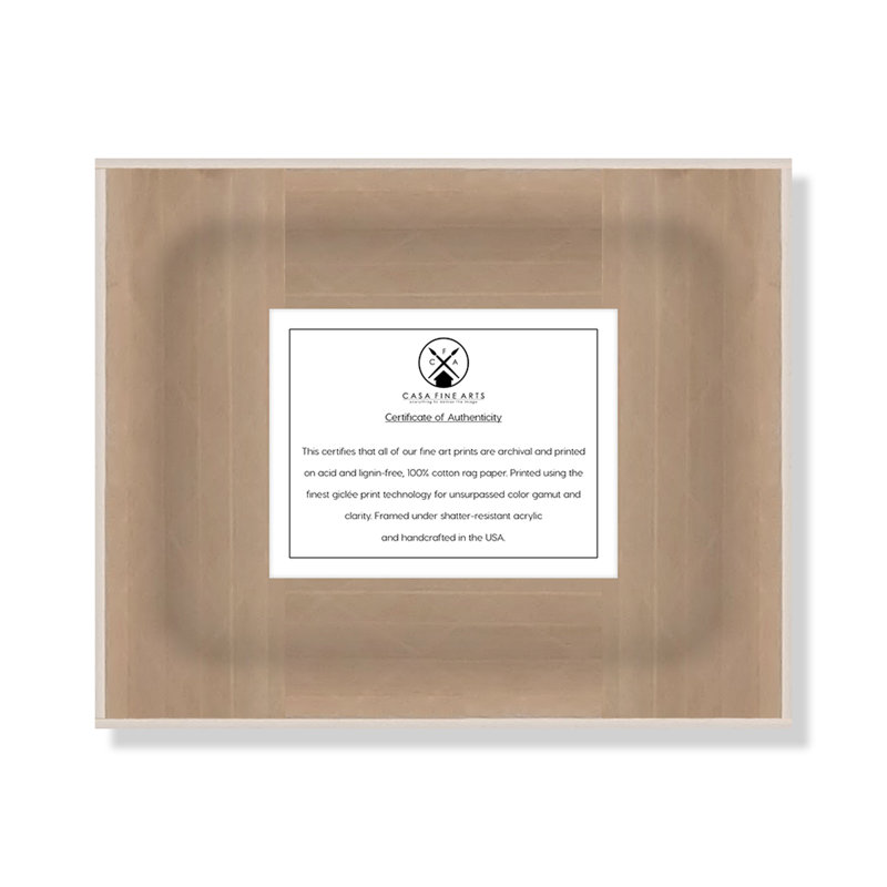 Impression sur papier Amazing Things, H 9 po x l 11 po x P 1,19 po, Encadré de boîte champagne