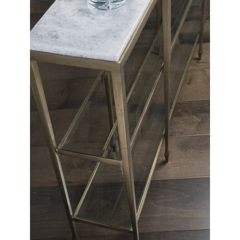Signature Designs Sashay Gold Console