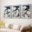 FLORAL Series CCCCLXXXXI - Impression encadrée sur mesure de qualité supérieure - 3 pièces-244043018