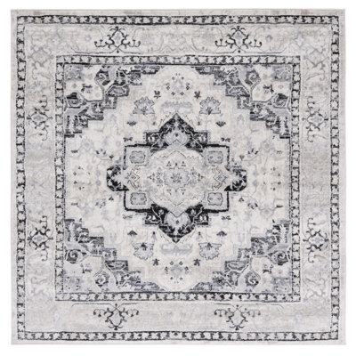 Tapis oriental ivoire / noir Ebner