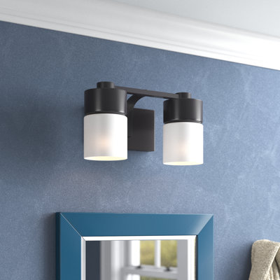 Éclairage pour meuble-lavabo à 2 lumières Amarissa