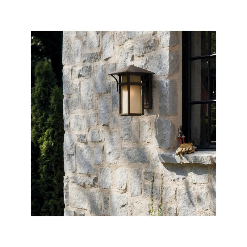 Harbor Outdoor Wall Lantern, Non-Energy Saving/Non-Dark Sky, Large, Anchor Bronze