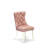 3 Piece Dining Table Set Includes a Round Dining Table and 2 Upholstered Parson Chairs, linen white-152691356
