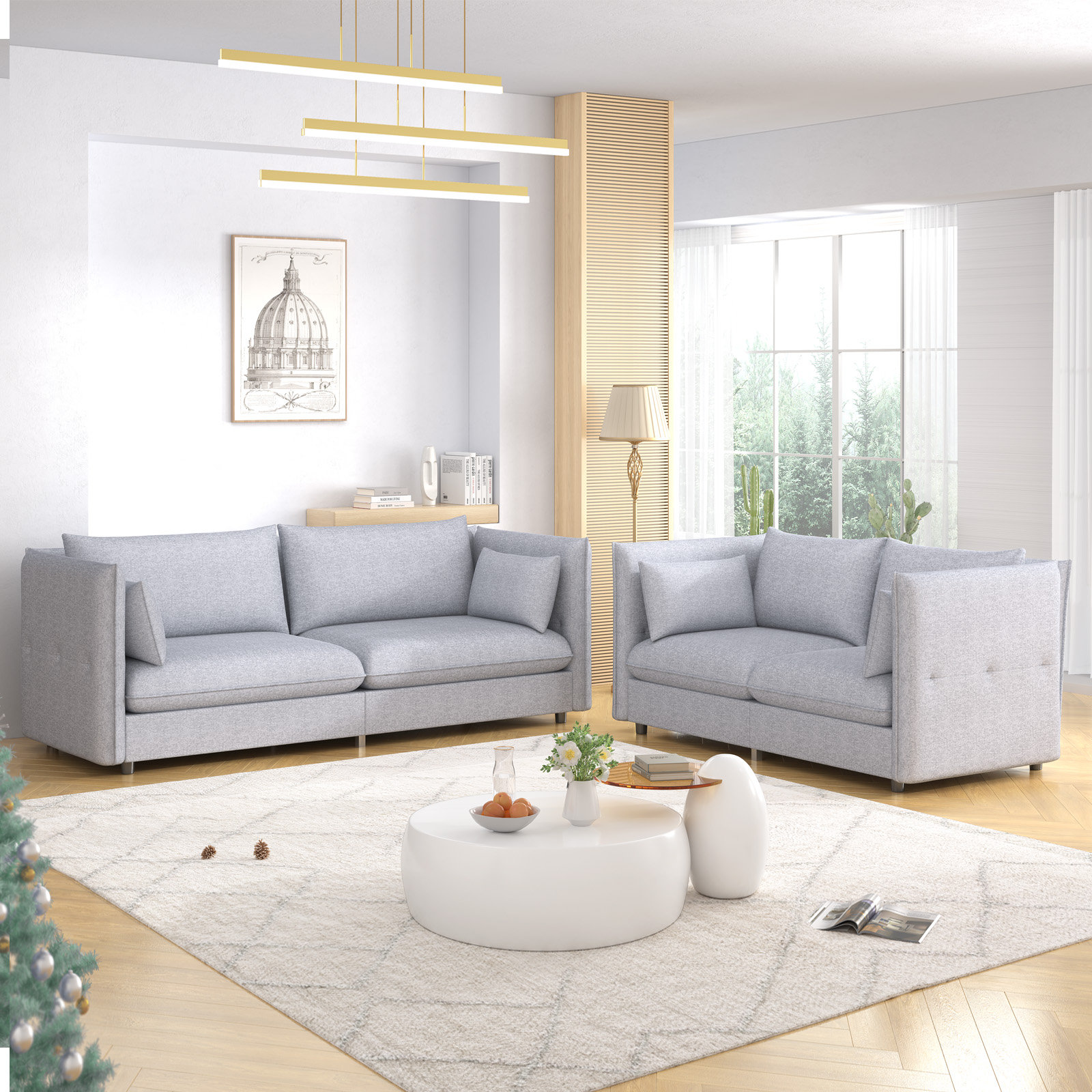 Ebern Designs Jouke 2 - Piece Living Room Set | Wayfair