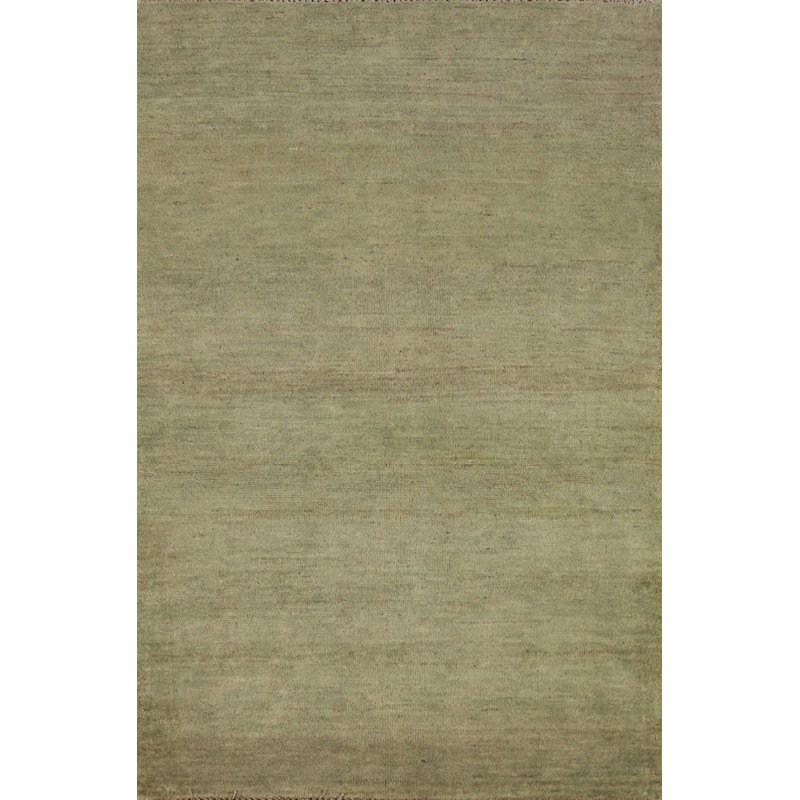Tapis vert moderne Gabbeh 3 x 5