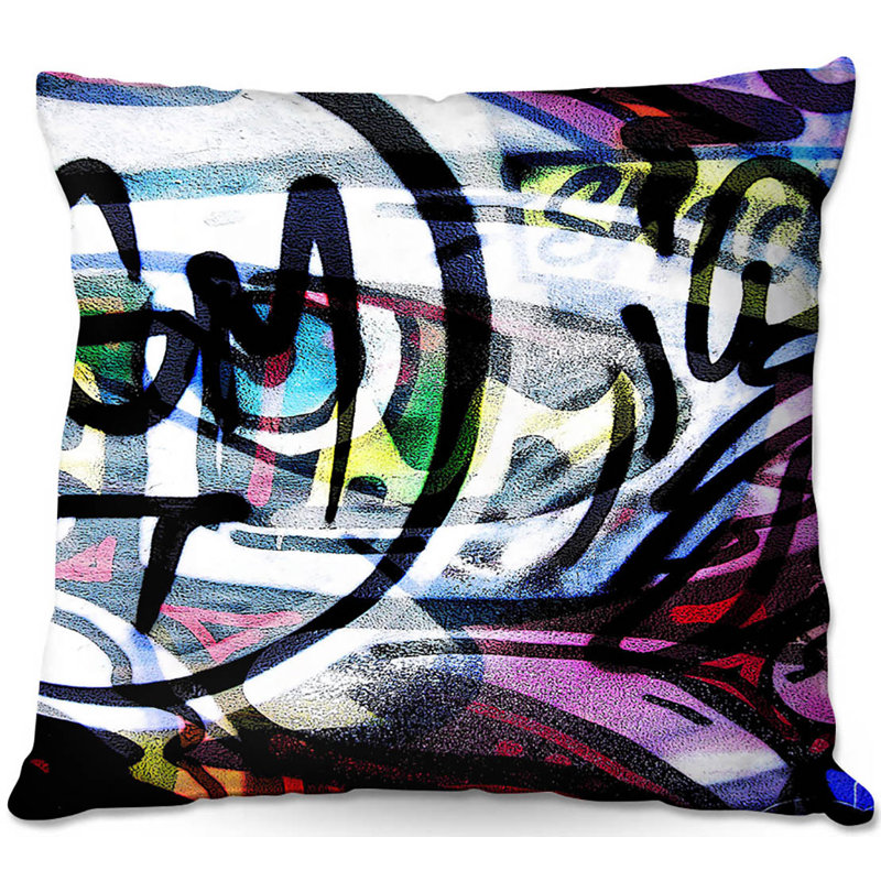  Coussin Couch Graffiti 5, 16 po x 1 po