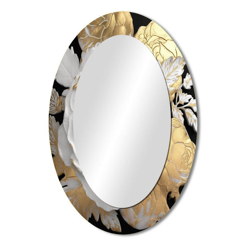 Miroir mural blanc exquis, 36 po x 24 po