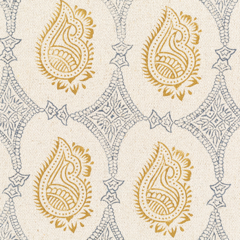 Cotton Paisley 20'' Throw Pillow Cover