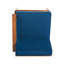 Fauteuil de patio droit, bleu-713760652