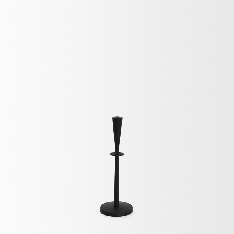 Bougeoir de table en aluminium Devonya, H 13 po x l 4,5 po x P 4,5 po