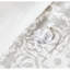 Housse de couette réversible en coton pour lit double / grand lit - 4 pièces, style, motif de broderie et de médaillon, comprend couette, 2 taies décoratives et 1 coussin, tissu lavable à la machine