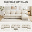 Canapé modulaire en chenille 4 places Sarvis-694939475