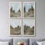 Ensemble de 4 reproductions d'art sur toile West-1203555925-1203555932