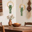 Paquet de 2 plantes artificielles à suspendre 15 po Boho Wall Decor