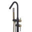 Tanesha 1 Handle Floor Bath Shower Mixer Bath Filler with Diverter