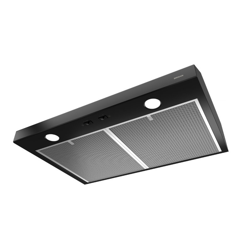 Broan Black 36-Inch Convertible Under-Cabinet Range Hood