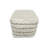 Sherita Upholstered Cotton Blend Ottoman