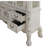 Dresden Bone White Finish Buffet & Hutch