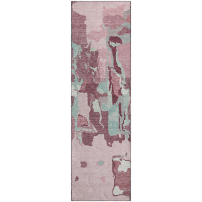 Premium Machine Washable Birchview AMF1028 Abstract Rug