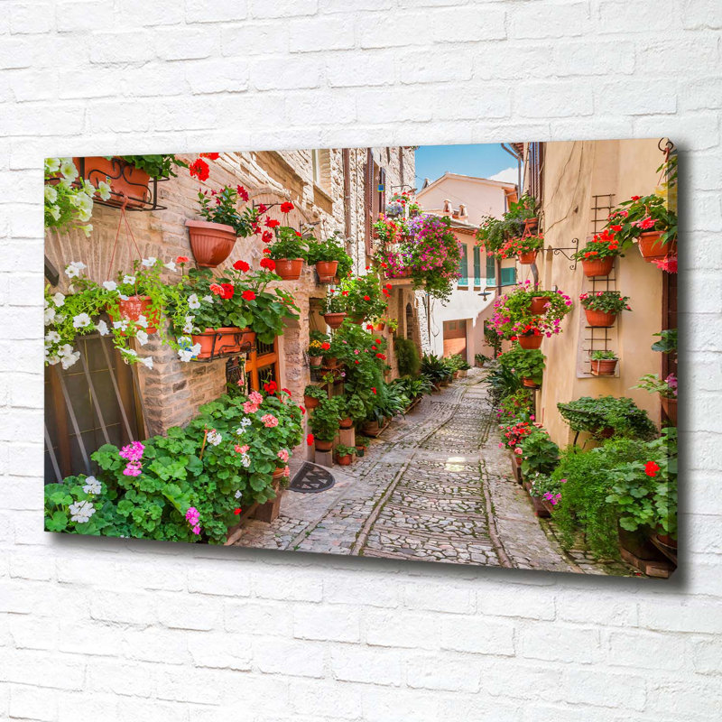 Italian Streets - Wrapped Canvas Print