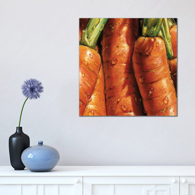 Carrots by AlmaCh - Wrapped Canvas Painting