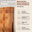 Bloc à hacher chinois réversible à grain de bois John Boos-32621822-32621823