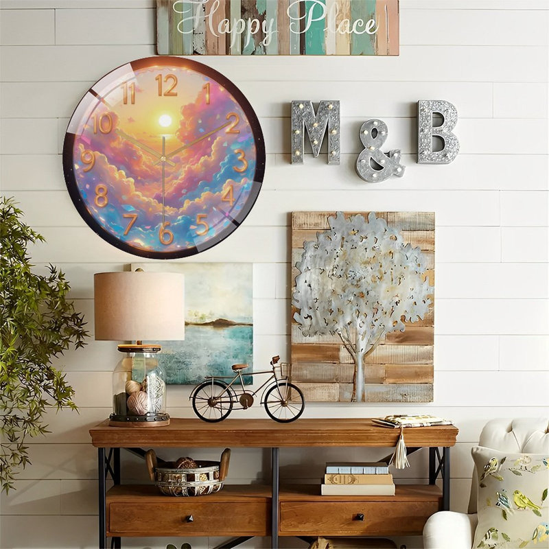 Horloge murale 12 po