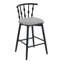 Tabouret de bar en bois Doria, ensemble de 2-33333457-33333463