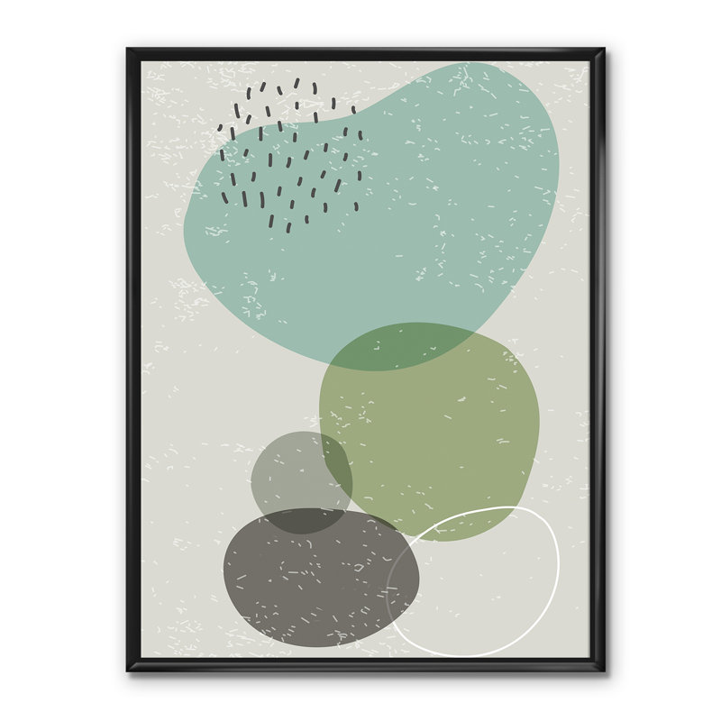 «Minimal Elementary and Geometric Compostions», impression sur toile, Toile avec cadre noir, H 20 po x l 12 po x P 1 po