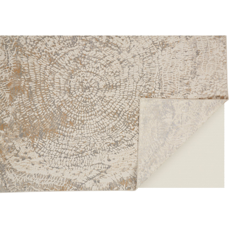 Tapis ivoire Brodnax, Rectangle de 5 pi x 7 pi 6 po