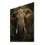 Éléphant d'Afrique II - reproduction africaine sur bois de pin naturel-1381966884