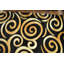 Tapis noir/beige zone Cossette