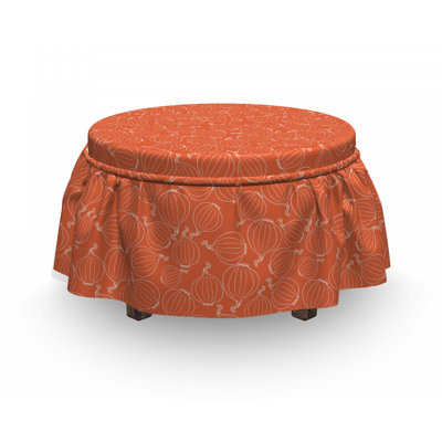 Outline Onions Ottoman Slipcover