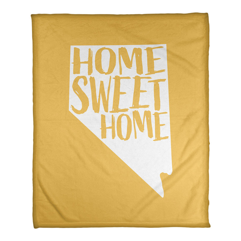 Jeté polaire nevada doux, l 52,5 po x L 62,5 po, Jaune