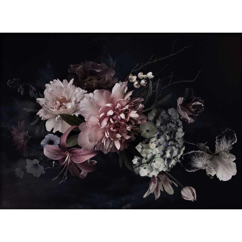 Full Blooms Flower - Print, Unframed, 21cm H x 29.7cm W x 0.2cm D