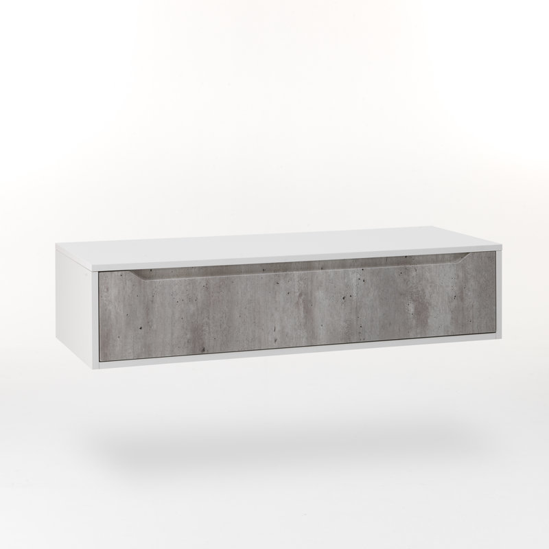Yatts Bathroom Cabinet, Cement