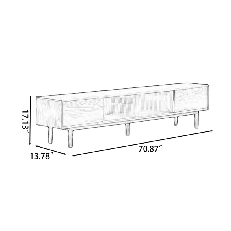 Meuble télé Burwood, 70.87"