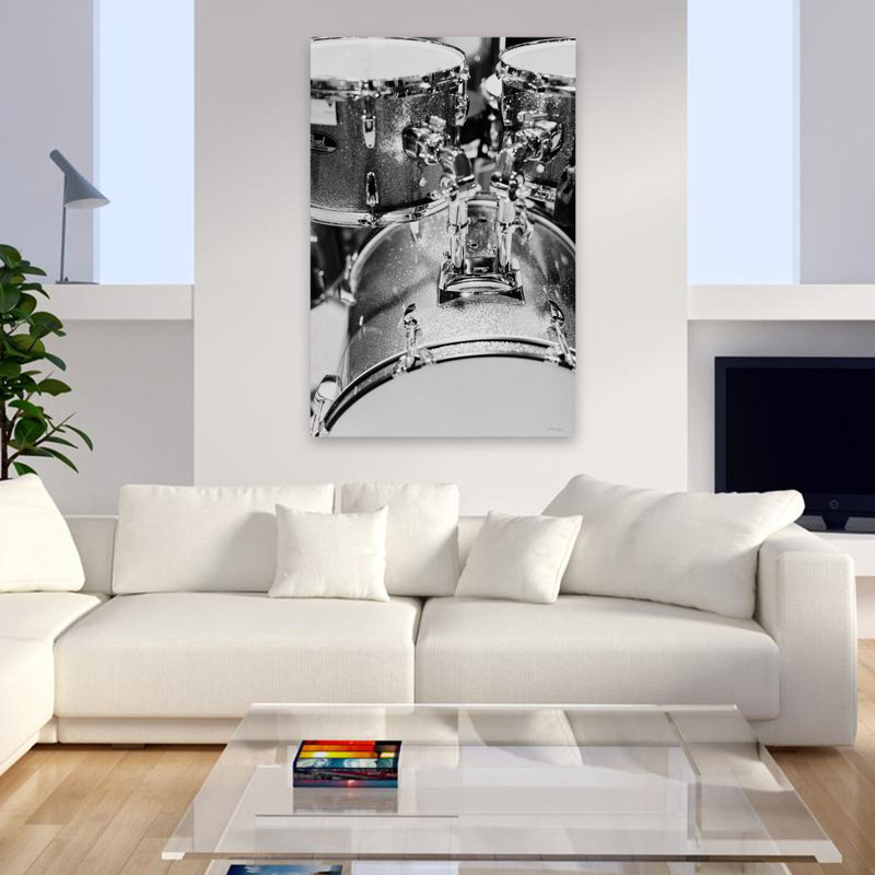 «Keep The Beat II», art de la photographie en noir et blanc, H 48 po x l 32 po