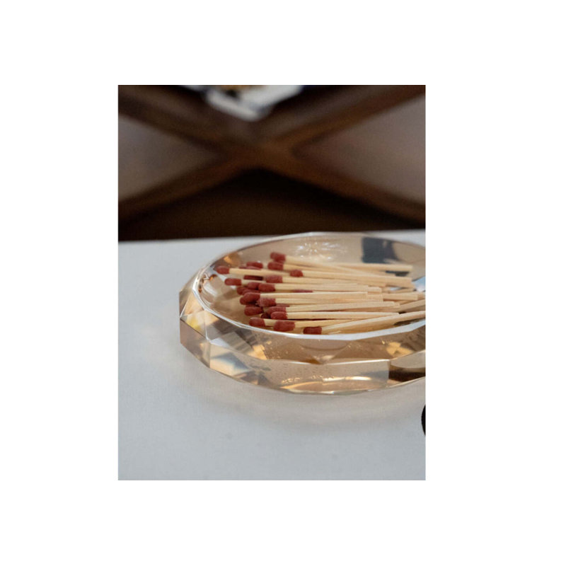 Chauntee Handmade Crystal Decorative Plate