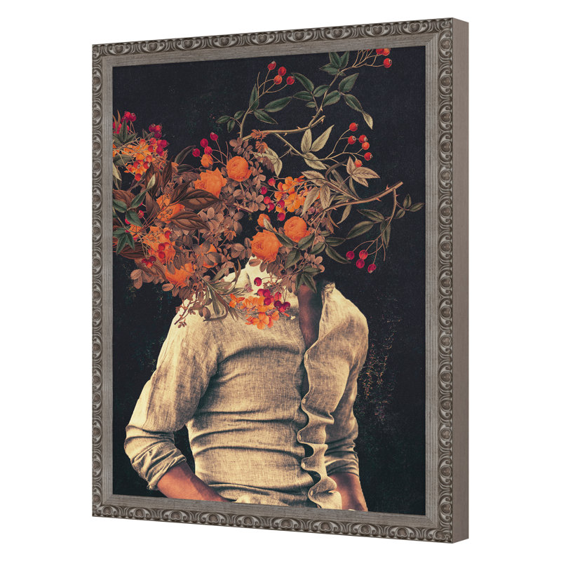 Roots Print by Moth, Frank, Silver, 40" H x 30" W