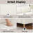 Ashtenaw 88.6" Wide Modern Style Upholstered Sofa with the Solid Wood Legs-1949578535