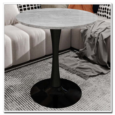 Wood Round Dining Table With Pedestal Base,Coffee Table
