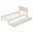 Sophisticated Twin Platform Bed with Drawers for Space Optimization-854383803