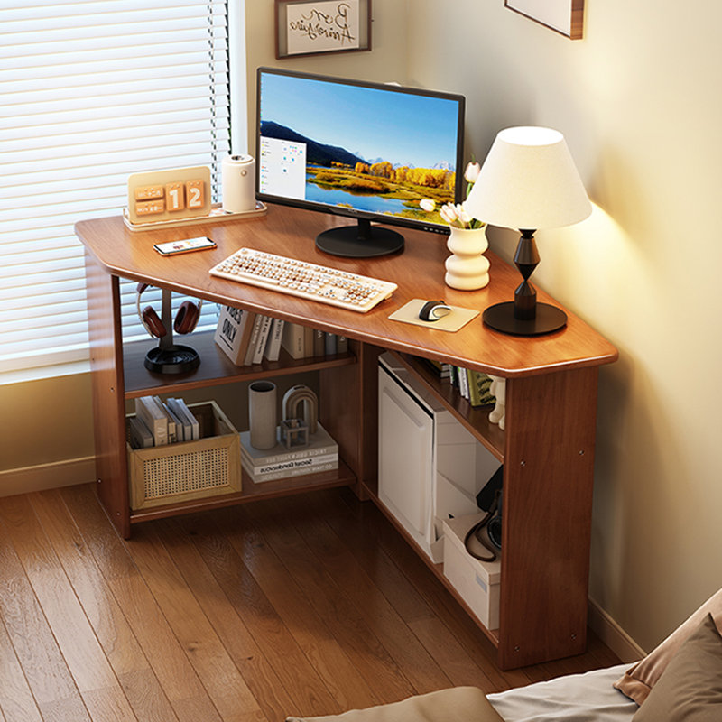 Free Form Solid Wood desks, Walnut, 29.53" H x 44.49" W  x 39.37" D