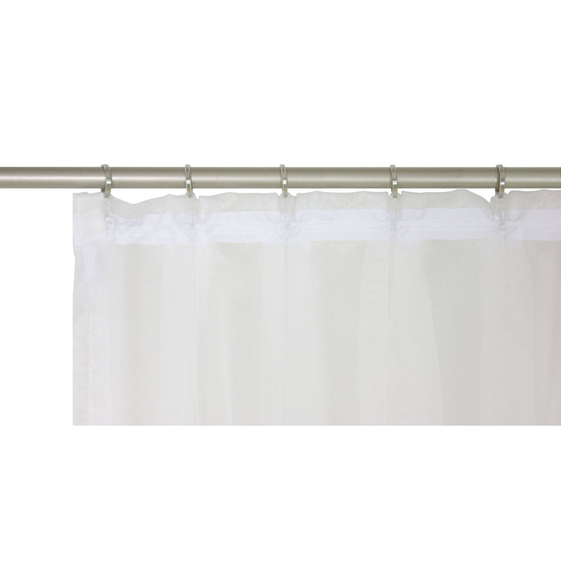 Longoria Semi Sheer Single Curtain Panel, 450 W x 175 D cm