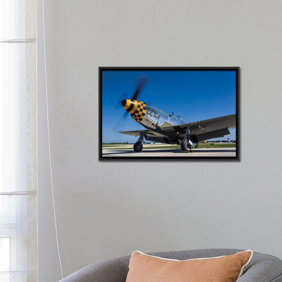 " A P-51 Mustang At Waukegan Illinois " by Rob Edgcumbe