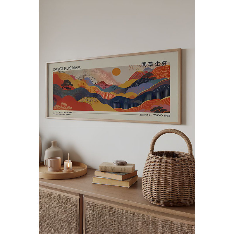 Peinture décorative encadrée