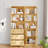 70.9'' H Book Cabinet Storage Bookcase Set-409783505